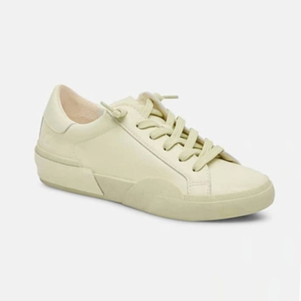 Dolce Vita Cream Low-Top Leather Sneakers